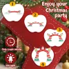 8.9 FT Lighted Christmas Inflatable Archway, Inflatable Santa Claus Christmas Arch, Blow Up Yard Decorations with Built-in LED Lights for