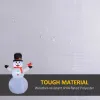 Christmas Blow Up Snowman,Giant Inflatable Snowman with Rotating Colorful LED Light for Indoor, Outdoor, Yard