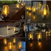 6 Pack Solar LED Candle Lights, IP44 Waterproof Flameless Flickering Candles, Outdoor Solar Decorative Lights for Garden, Patio, Camping