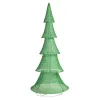 6FT Lighted Christmas Tree Yard Decorations, Pre-lit Pull Up Christmas Tree with 200 LED Warm White Lights for Xmas Outdoor Holiday Indoor