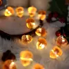 Decorative Fairy Acorn String Lights Thanksgiving Decoration Autumn Garland Cute Novelty Lights 30 LEDs 10 ft Battery Operated for Bedroom