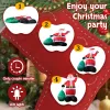 14 FT Lighted Christmas Inflatable Decoration, Giant Inflatable Santa Claus with Large Gift Bag, Blow Up Yard Decorations with Built-in LED