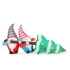 7 FT Lighted Christmas Inflatable Decoration, Inflatable Gnomes Pulling Christmas Tree, Funny Blow Up Yard Decorations with Built-in LED