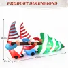7 FT Lighted Christmas Inflatable Decoration, Inflatable Gnomes Pulling Christmas Tree, Funny Blow Up Yard Decorations with Built-in LED
