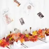 2 Pack Fall Garland Maple Leaf, 5.9Ft/Piece 7 Colors Hanging Vine Garland Artificial Autumn Foliage Garland Thanksgiving Decor for Home