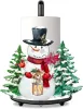 Christmas Kitchen & Bathroom Decor, Christmas Decorations for Home, Snowman Decorations Indoor - Snowman Winter Xmas Paper Towel Holder