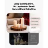 Pillar Candles and Glass Vases Set 24 Pcs, Clear Cylinder Hurricane Candle Holders for Wedding Centerpieces, Tall Vase for Table Decor
