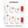 Pillar Candles and Glass Vases Set 24 Pcs, Clear Cylinder Hurricane Candle Holders for Wedding Centerpieces, Tall Vase for Table Decor