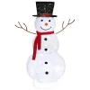 Replace 6217528360*60*120cm 30.00V 3.60W Snowman Snow Fleece Garden Snowman Decoration White