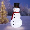 Replace 6217528360*60*120cm 30.00V 3.60W Snowman Snow Fleece Garden Snowman Decoration White