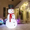 Replace 6217528360*60*120cm 30.00V 3.60W Snowman Snow Fleece Garden Snowman Decoration White