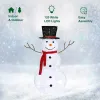 Replace 6217528360*60*120cm 30.00V 3.60W Snowman Snow Fleece Garden Snowman Decoration White