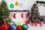 Inflatable Christmas Ornament Ball - 18" or 25" Indoor/Outdoor Holiday Decorations - Reusable and Storage Friendly (Silver, 18')