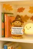 Positive Scarecrow Fall Figurine Tall Hand Painted Resin Decoration