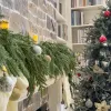 2Pcs 6FT Norfolk Pine Garlands Realistic, Real Touch Winter Xmas Garland, Christmas Decorations Indoor Outdoor, Artificial Holiday Decor