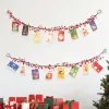 Christmas Decorations Indoor - 57'' Berry Garland Christmas Card Holder – Handmade Berry Garland with 20 Clips for Cards Photos - Holiday