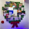 Christmas Decoration Wonder Wreath Jumbo (44" X 36") Card & Photo Display Holder. for Home, Work, Schools, Party. Great Way to Go Down