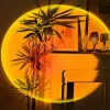 Sunset Lamp Projector,180 Degree Rotation Sun Projection Light Led Night Light Floor Lamp with USB Port,Sunset Lamps for Photography Party