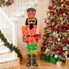 5 FT Lighted Christmas Nutcracker with Glitter Sword for Outdoor