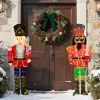 5 FT Lighted Christmas Nutcracker with Glitter Sword for Outdoor