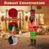 5 FT Lighted Christmas Nutcracker with Glitter Sword for Outdoor