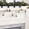 Christmas Decorations -Bells Christmas Garland-Rustic Bells Garland Banner for Christmas Tree Mantle Fireplace and Wall Decor