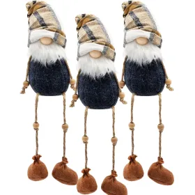 3pcs Fall Thanksgiving Gnomes Decorations, Harvest Festival Table Home Ornaments for Holiday Party Gifts