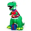 Inflatable Christmas Decoration with LED Lights and Waterproof Blower