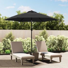 Outdoor Parasol with Metal Pole 118" Anthracite