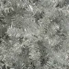 6FT Sliver Pre-Lit Artificial Christmas Tree, Hinged Full Tree with Metal Stand, 800 Branch Tips, 300 LED Lights,11 Lighting Modes, Holiday
