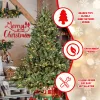 5FT Pre-Lit Christmas Tree, Artificial Fake Christmas Tree with 350 Lights, 1129 PE & PVC Mixed Branch Tips, Xmas Tree for Indoor and