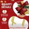 3-Piece Lighted Christmas Reindeer Family Set Outdoor Decorations, Weather Proof 2D Deer Family Set of 3 Christmas Ornament Home Decor