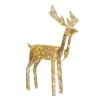 3.6FT Motorized Reindeer with Shaking Head, Outdoor Christmas Decorations with Motor & 120 Warm White LED Lights, for Xmas Outdoor Holiday