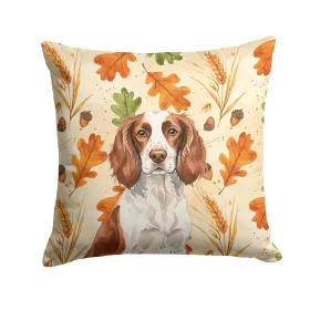 Liver and White English Springer Spaniel Heirloom Fall Throw Pillow Decorative Indoor Outdoor Accent Cushion for Couch, Bed or Patio