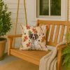 German Shorthaired Pointer Heirloom Fall Throw Pillow Decorative Indoor Outdoor Accent Cushion for Couch, Bed or Patio, 18Hx18W