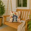 Portuguese Water Dog Heirloom Fall Throw Pillow Decorative Indoor Outdoor Accent Cushion for Couch, Bed or Patio, 18Hx18W