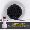 12FT Giant Inflatable Snowman, Christmas Blow Up Snowman with Rotating Colorful LED Light for Indoor, Outdoor, Yard