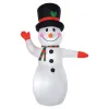 8'Christmas Inflatables Outdoor Decorations Snowman, Blow-Up Yard Christmas Decor with LED Lights Display