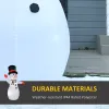 8'Christmas Inflatables Outdoor Decorations Snowman, Blow-Up Yard Christmas Decor with LED Lights Display
