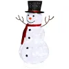 60*60*120cm 30.00V 3.60W Snowman Snow Fleece Garden Snowman Decoration White