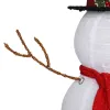 60*60*120cm 30.00V 3.60W Snowman Snow Fleece Garden Snowman Decoration White
