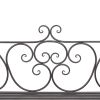 Patio Bench 52" Steel Antique Brown