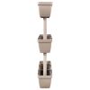 Garden Planter 3 pcs 39.4" Taupe