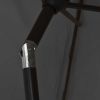 Outdoor Parasol with Metal Pole 118" Anthracite
