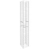 Gabion Baskets 3 pcs Galvanized Steel 9.8"x9.8"x77.6"