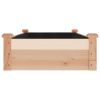 Garden Raised Bed with Liner 47.2"x23.6"x9.8" Solid Wood Fir