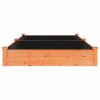 Garden Raised Bed with Liner Brown 94.5"x47.2"x9.8" Solid Wood Fir