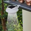 Outdoor Solar Fence Lamps 12 pcs LED White