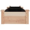 Garden Raised Bed with Liner 94.5"x17.7"x9.8" Solid Wood Fir
