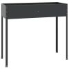 Garden Planter Anthracite 39.6"x15.9"x35.4" Galvanized Steel